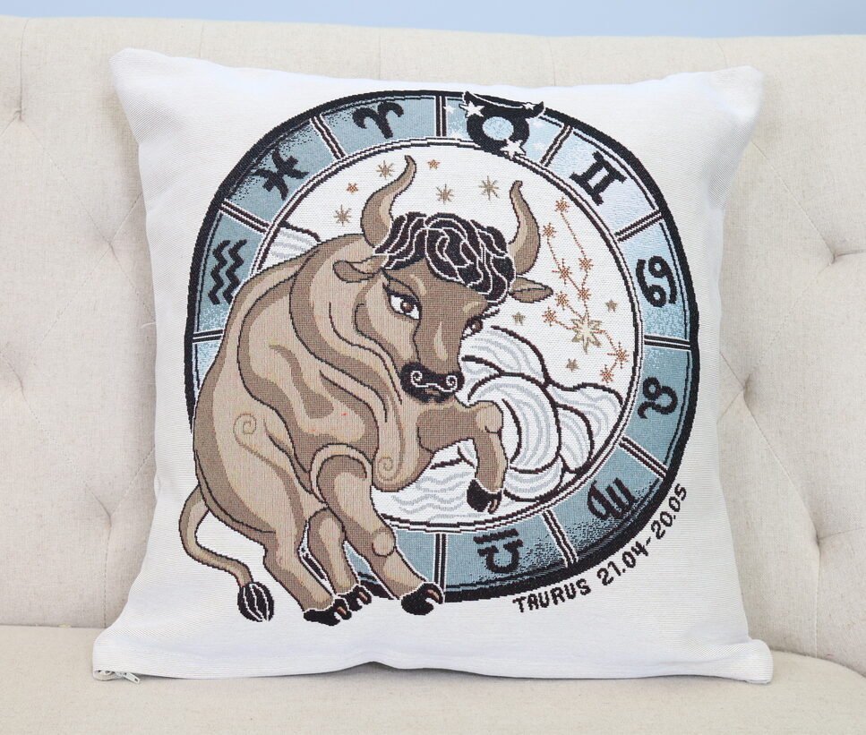 Dwustronna poszewka na poduszkę Byk