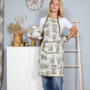 Virtuvinė prijuostė Žalia levanda