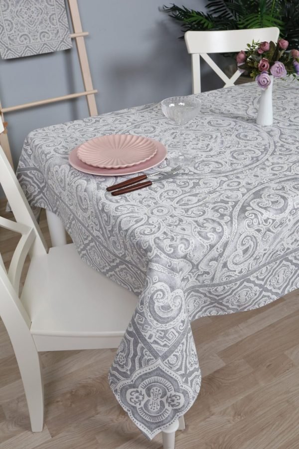 Staltiesė Pilki ornamentai - obrazek 5