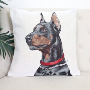 Dvipusis pagalvės užvalkalas Dobermanas