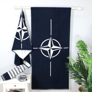 Bawełniany ręcznik Północ, Wschód, Zachód, Południe