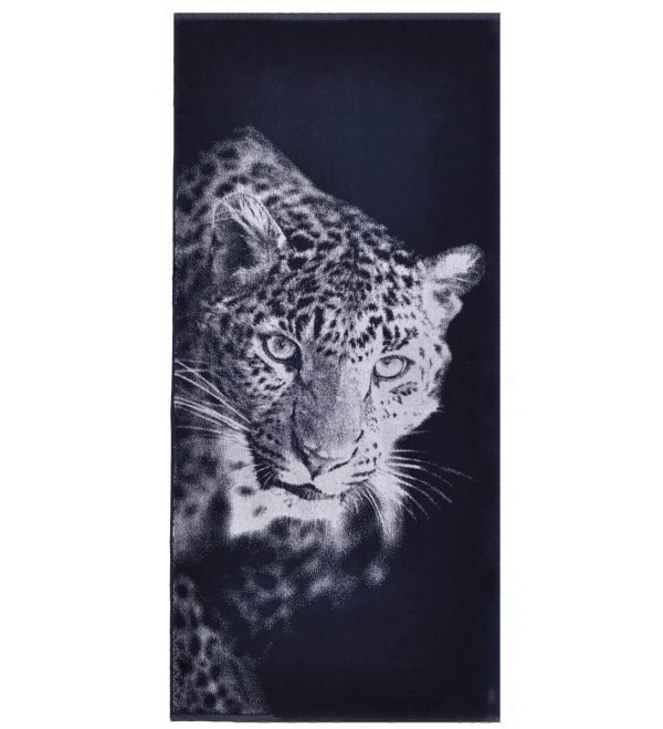 Medvilninis vonios rankšluostis Leopardas