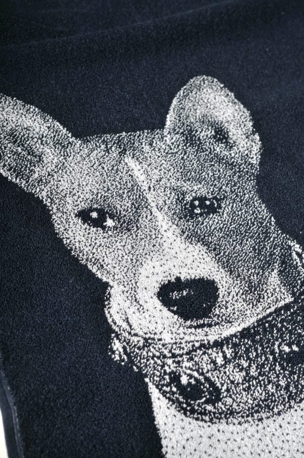 Bawełniany ręcznik Stojący Basenji - obrazek 2