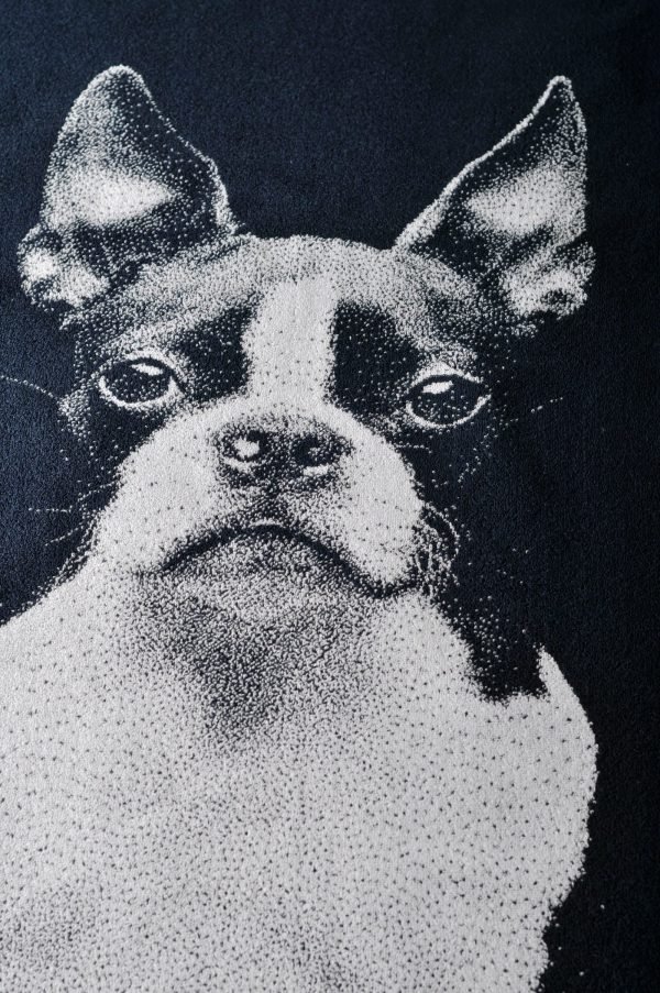 Bawełniany ręcznik Boston Terrier - obrazek 2
