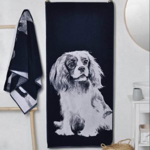Bawełniany ręcznik King Charles Spaniel