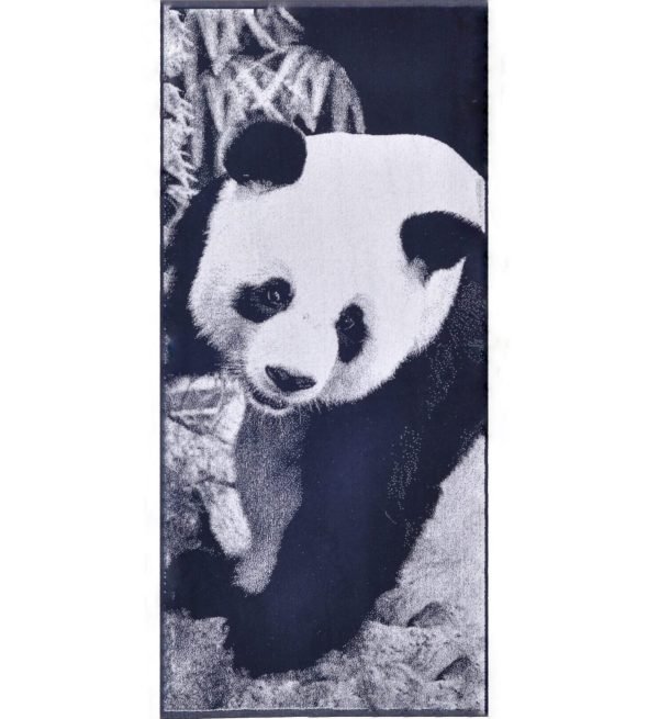 Medvilninis vonios rankšluostis Panda