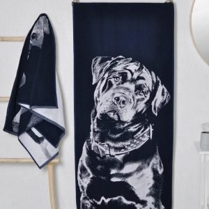 Bawełniany ręcznik Rottweiler