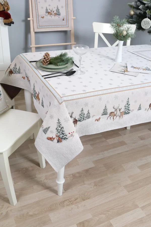 Kalėdinė staltiesė Žiemos Stebuklai - obrazek 6