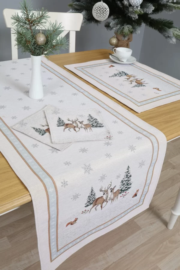 Kalėdinė stalo servetėlė Žiemos Stebuklai - obrazek 4