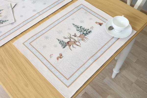 Kalėdinė stalo servetėlė Žiemos Stebuklai - obrazek 5