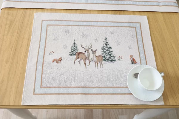 Kalėdinė stalo servetėlė Žiemos Stebuklai
