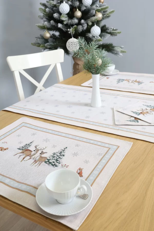 Kalėdinė stalo servetėlė Žiemos Stebuklai - obrazek 2
