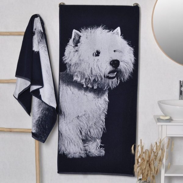 Bawełniany ręcznik West Highland White Terrier