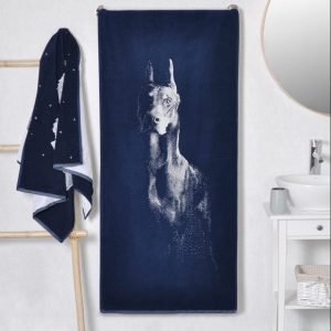 Medvilninis rankšluostis Dobermanas