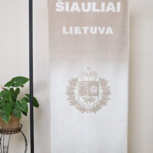 Individualūs austi rankšluosčiai pagal užsakymą - Šiaulių herbas pavyzdys| Textile Idea