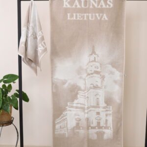 Individualūs austi rankšluosčiai pagal užsakymą - Kaunas pavyzdys| Textile Idea