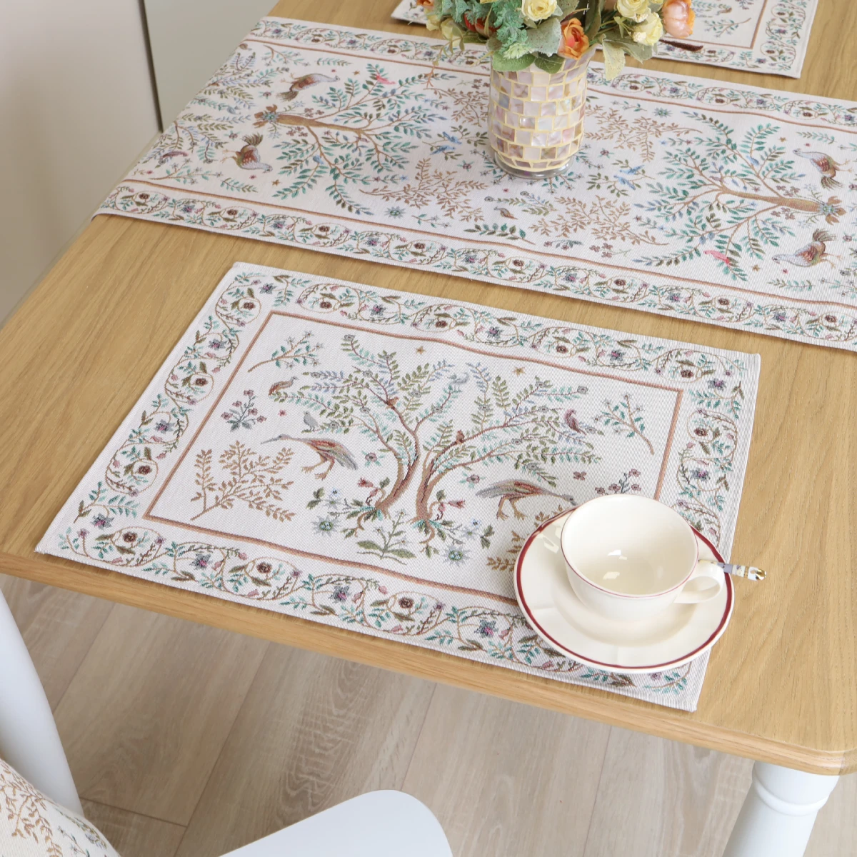 Serwetka stołowa William Morris Raj na ziemi - obrazek 2