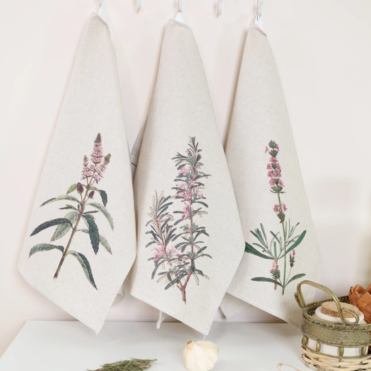 Zestaw ręczników kuchennych Prowansja (3 szt.)