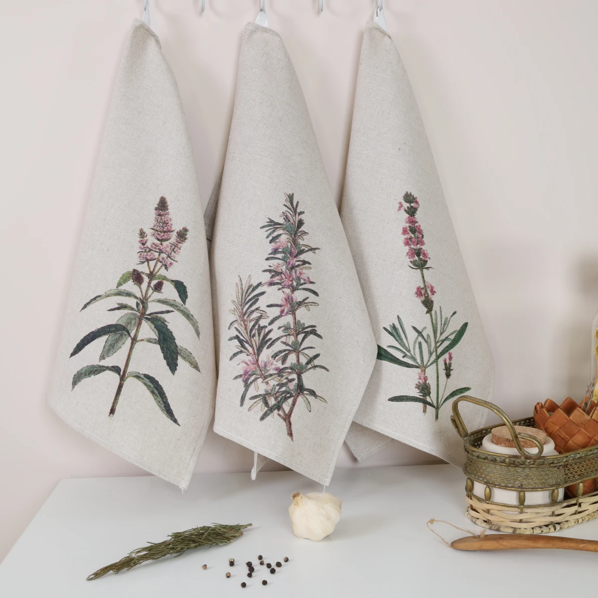 Zestaw ręczników kuchennych Prowansja (3 szt.) - obrazek 4