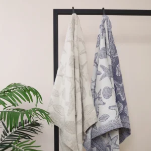 Lniany ręcznik Odblaski morza