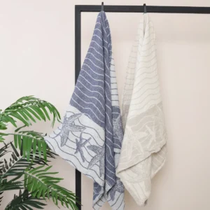 Lniany ręcznik Morze