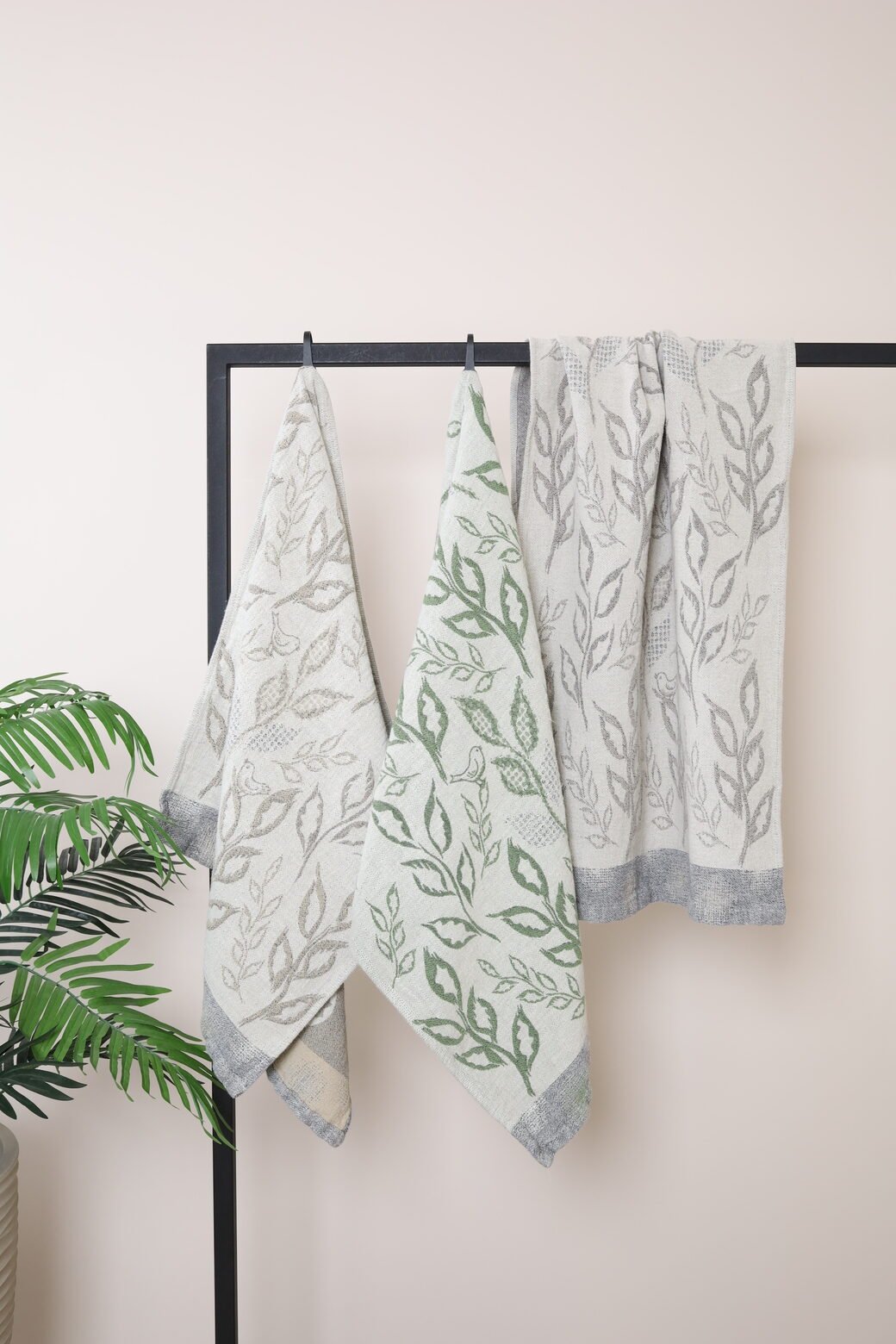 Lniany ręcznik Ptaki - obrazek 14