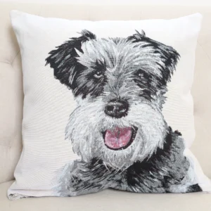 Dwustronna poszewka na poduszkę Sznaucer