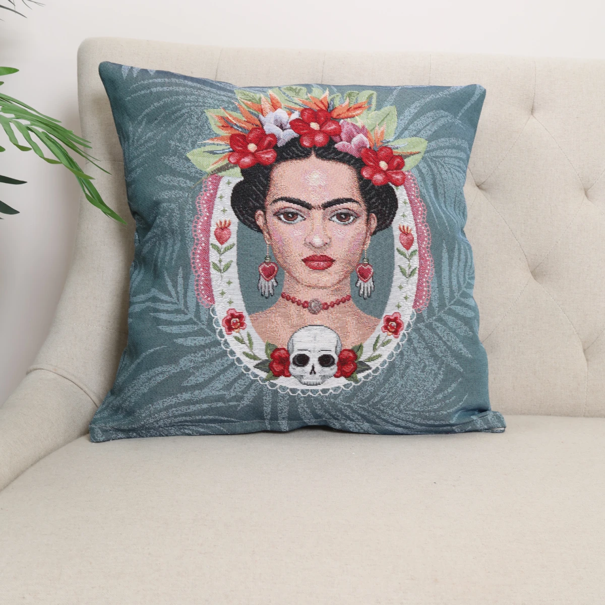 Dwustronna poszewka na poduszkę Frida Kahlo - obrazek 3