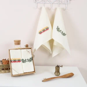 Zestaw ręczników kuchennych Ornamenty ludowe (2 szt.)