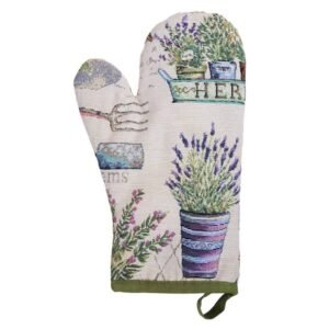 Rękawica kuchenna Zielona lawenda