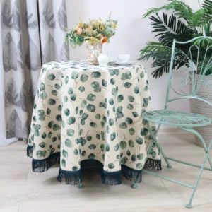 Okrągły obrus Eukaliptus