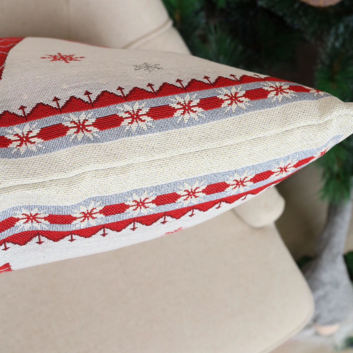 Dwustronna poszewka na poduszkę Trio skrzatów (błyszcząca) - obrazek 7