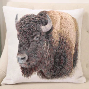 Dwustronna poszewka na poduszkę Żubr