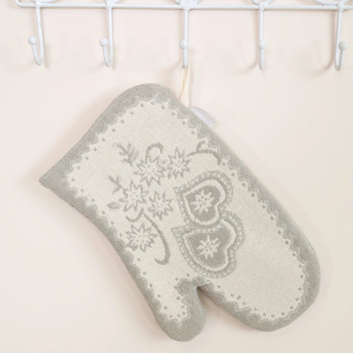 Rękawica kuchenna Szare serce - obrazek 5