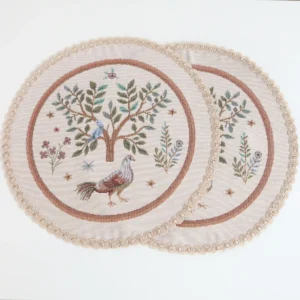 Okrągła serwetka William Morris Raj na ziemi