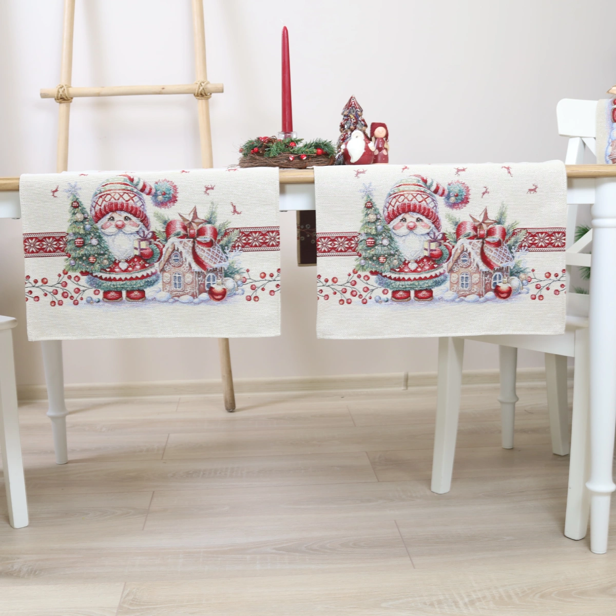 Bieżnik świąteczny Świąteczny nastrój (błyszczący) - obrazek 2