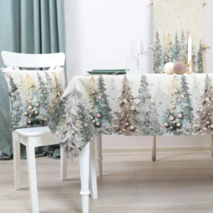 Obrus świąteczny Święta wracają do domu (błyszczący)