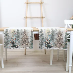 Bieżnik świąteczny Święta wracają do domu (błyszczący)