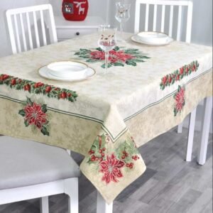 Obrus świąteczny Świąteczny kwiat