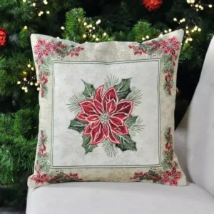 Świąteczna poszewka na poduszkę Świąteczny kwiat