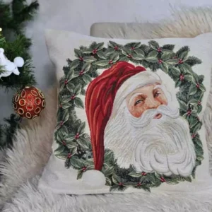 Świąteczna poszewka na poduszkę Święty Mikołaj
