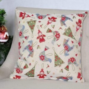 Świąteczna poszewka na poduszkę Świąteczne zabawki