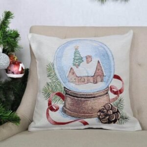 Poszewka na poduszkę świąteczna Świąteczna bombka