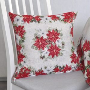 Świąteczna poszewka na poduszkę Gwiazdy Betlejemskie