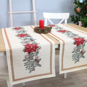 Bieżnik świąteczny Zimowa girlanda