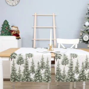 Bieżnik świąteczny Zielony las