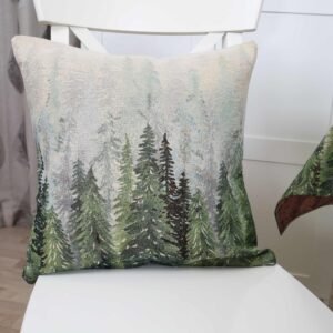 Dwustronna poszewka na poduszkę Las