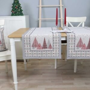 Bieżnik świąteczny Czerwony Tajemniczy las