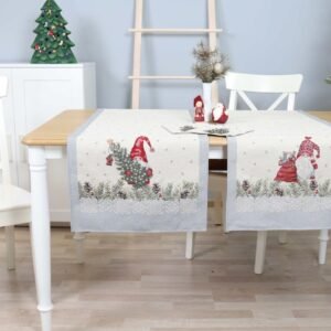 Bieżnik świąteczny Prezenty skrzatów