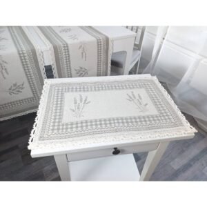 Zestaw bawełnianych serwetek stołowych Lawenda